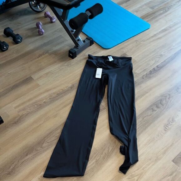 Women’s NEW REEBOK SPEEDWICK BLACK TALL WORK OUT LEGGINGS Jogger training pants - Picture 1 of 6